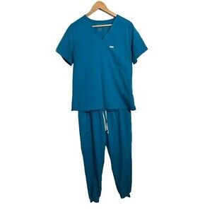 Figs Blue Scrub Set